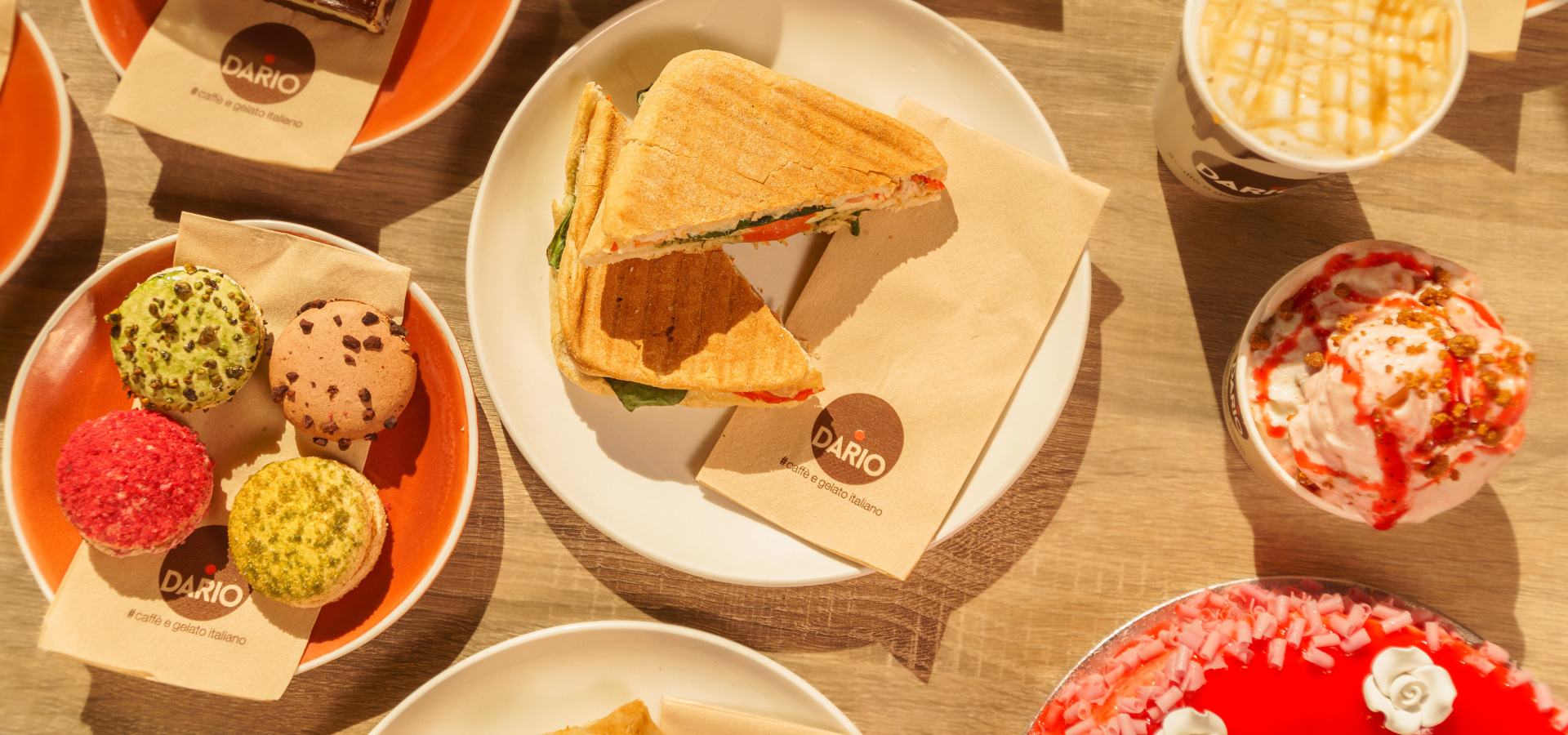 The atmosphere is as important as the food